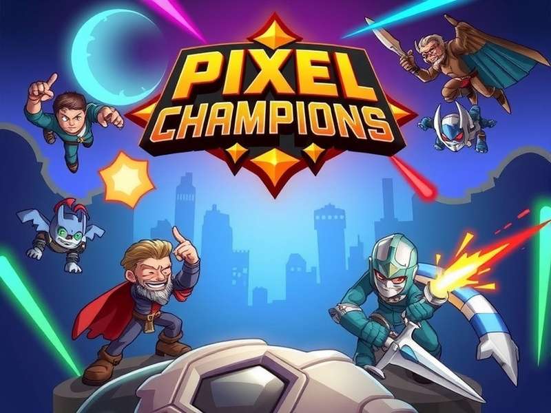 Pixel Battle Champions Game Banner